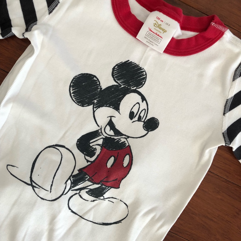 Hanna Andersson Mickey Mouse Pajamas size 8 or 130